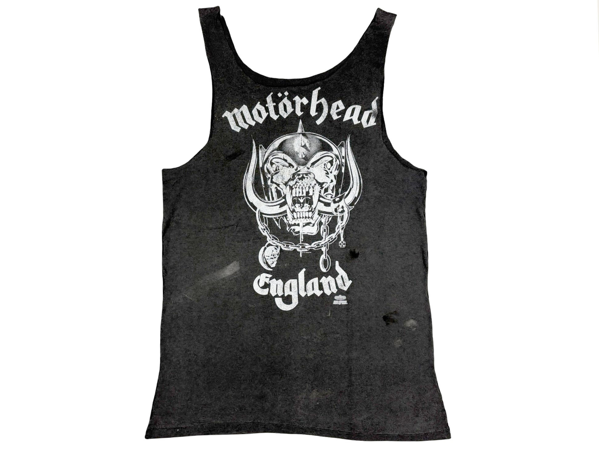 Vintage Motorhead Everything Louder Thaan Everything Else Chopped Black T-Shirt Heavy Metal Lemmy 90s 80s Rock n Roll
