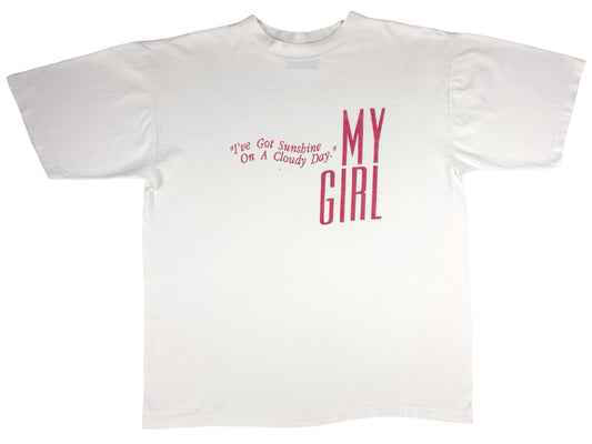 Vintage My Girl Movie White T-Shirt 80s 90s MIve Got Sunshine On A Cloudy Day