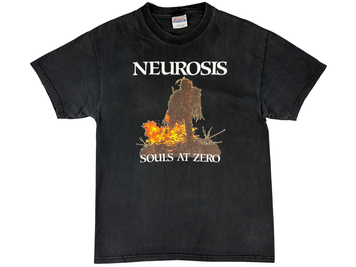 Vintage Neurosis 'Souls At Zero' Black T-Shirt Heavy Metal hardcore band Metalcore 90s y2k