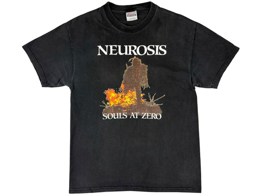 Vintage Neurosis 'Souls At Zero' Black T-Shirt Heavy Metal hardcore band Metalcore 90s y2k