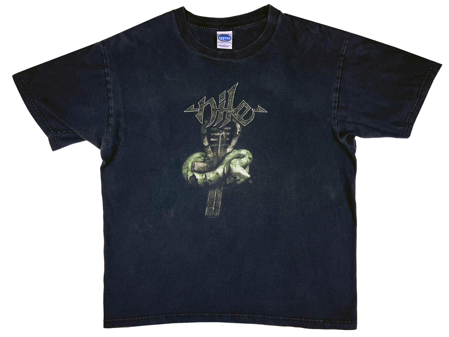 Vintage Nile 'In Their Darkened Shrines' Tour Black T-Shirt Death Metal 90s y2k