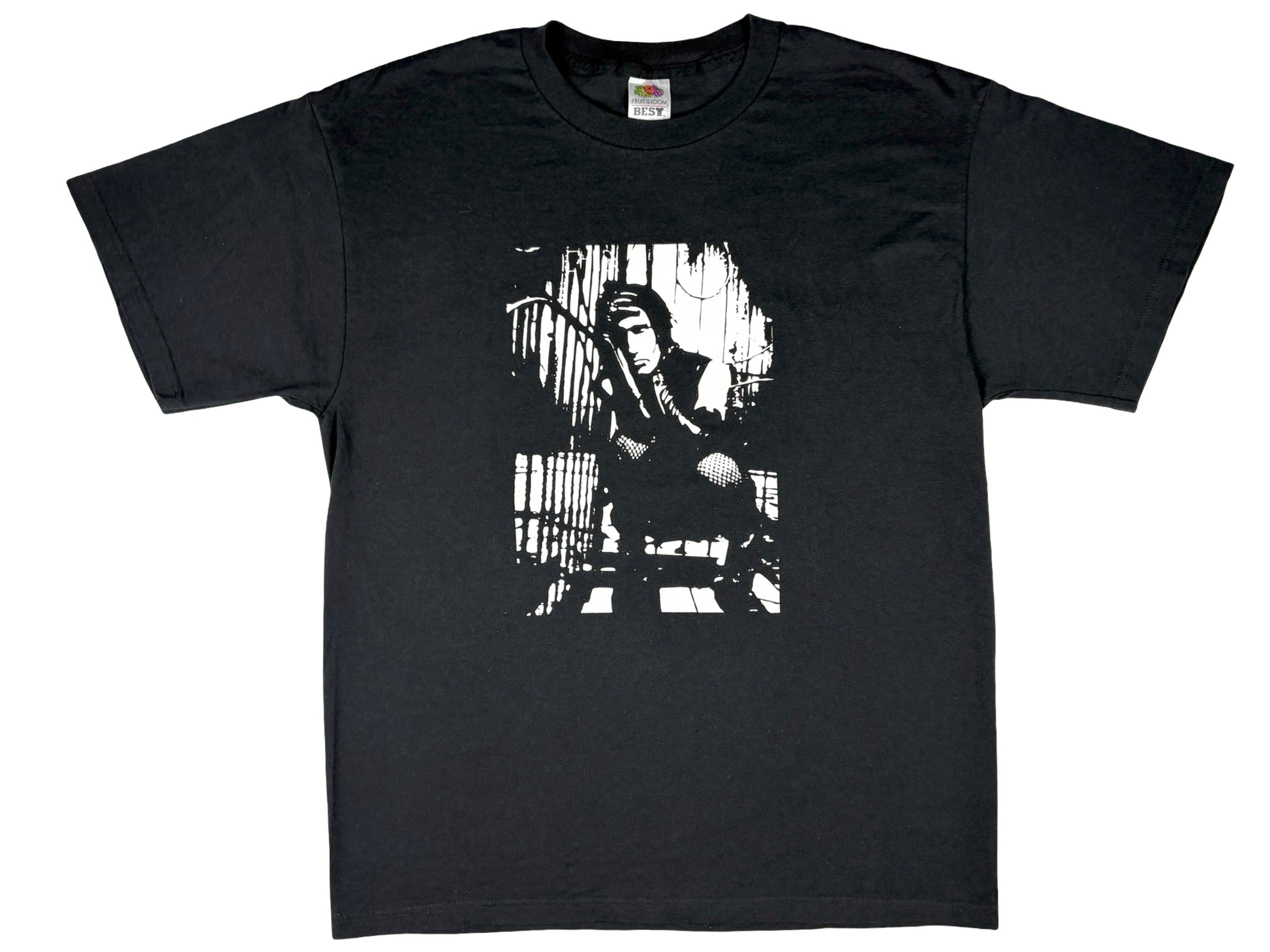 Vintage Nine Inch Nails Trent Reznor Bootleg Black T-Shirt y2k 90s NIN Goth