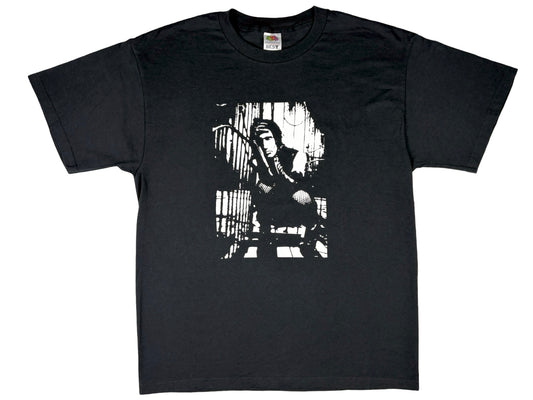 Vintage Nine Inch Nails Trent Reznor Bootleg Black T-Shirt y2k 90s NIN Goth