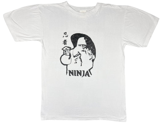 Vintage Ninja White T-Shirt