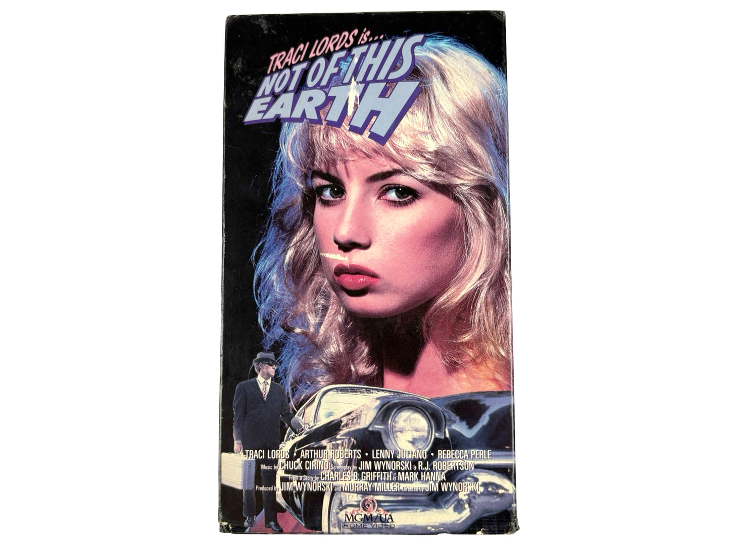 Vintage Not Of This Earth Traci Lords VHS Movie Video Cassette 80s Horror Sci-Fi