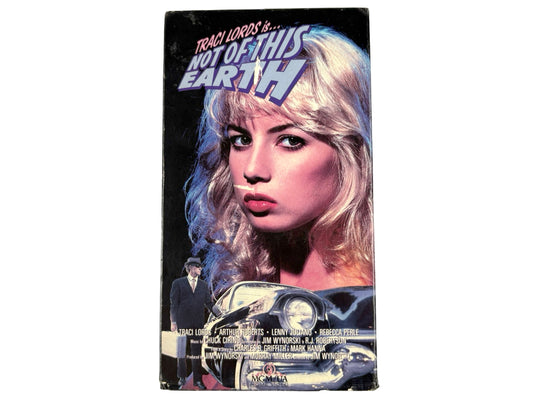 Vintage Not Of This Earth Traci Lords VHS Movie Video Cassette 80s Horror Sci-Fi