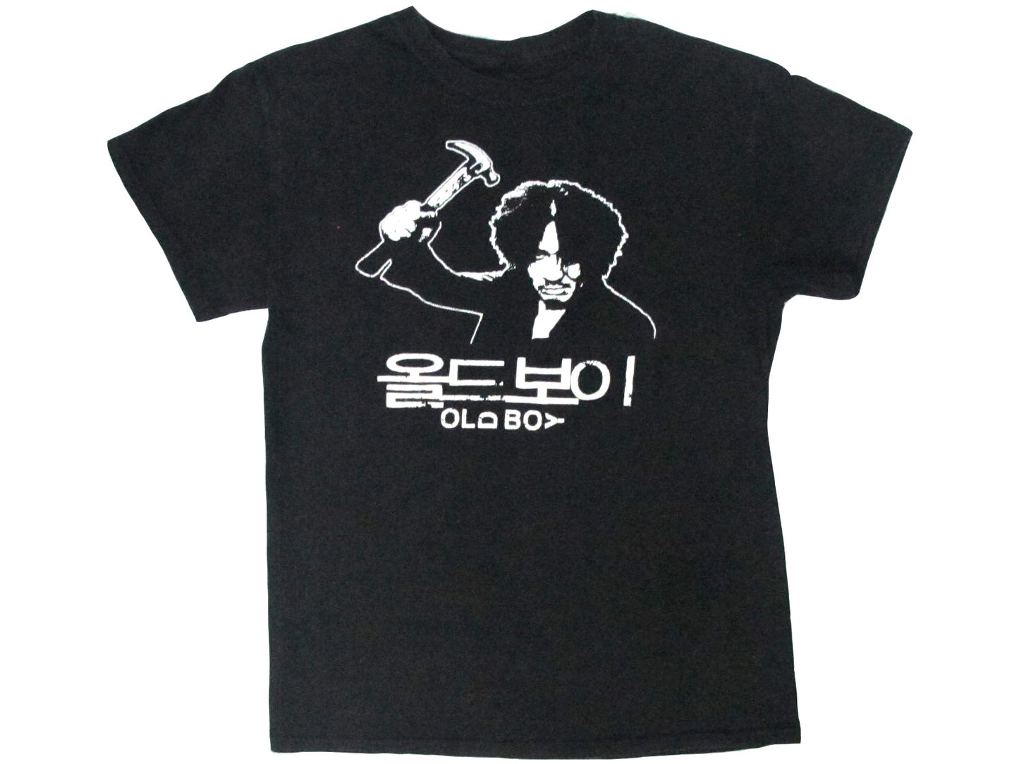 Vintage Oldboy Movie Black T-Shirt Korean y2k Film 