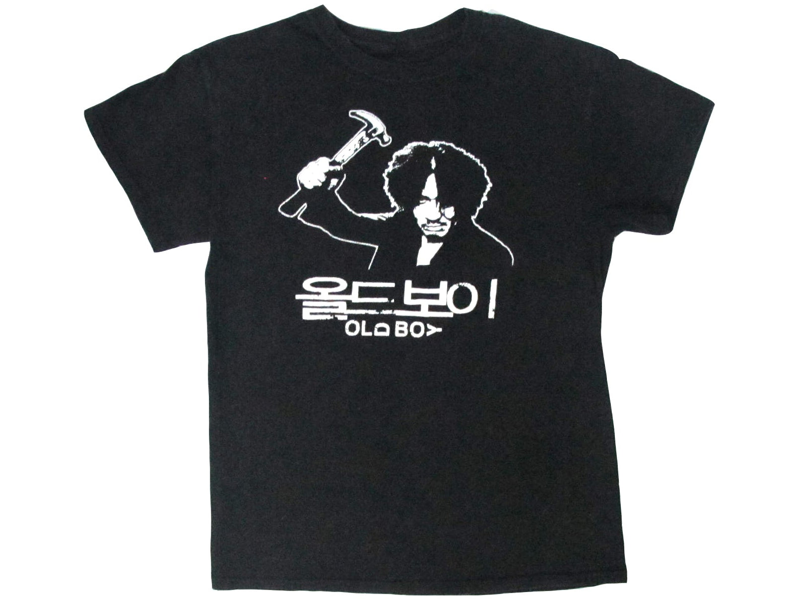 Vintage Oldboy Movie Black T-Shirt Korean y2k Film 