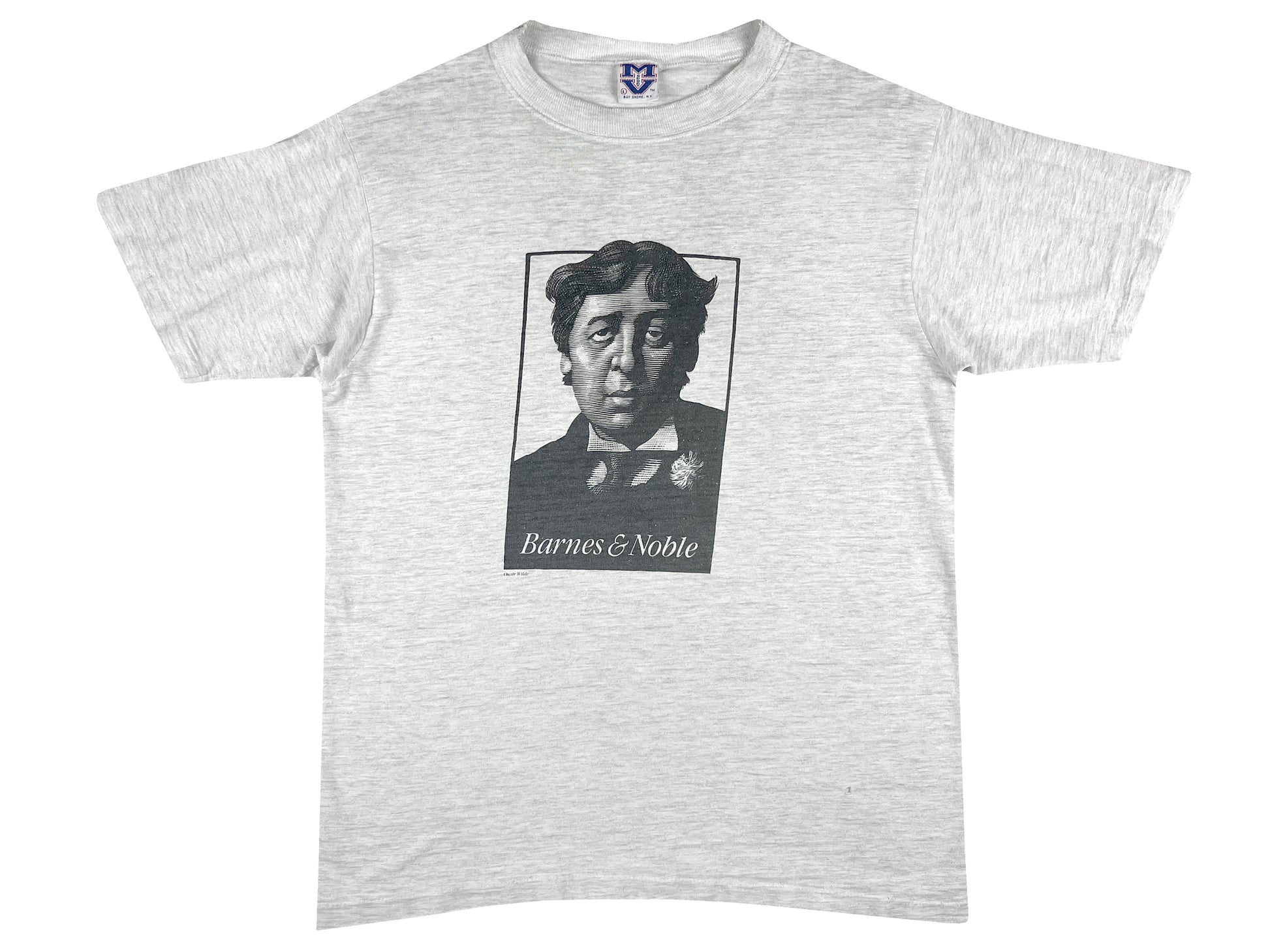 Vintage Oscar Wilde Barnes & Noble Grey T-Shirt