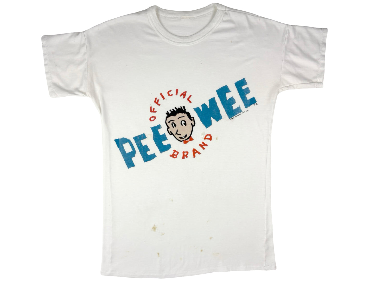 Vintage Pee Wee Herman White T-Shirt TV Show 80s