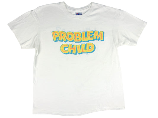 Vintage Problem Child Movie White T-Shirt 90s Comedy