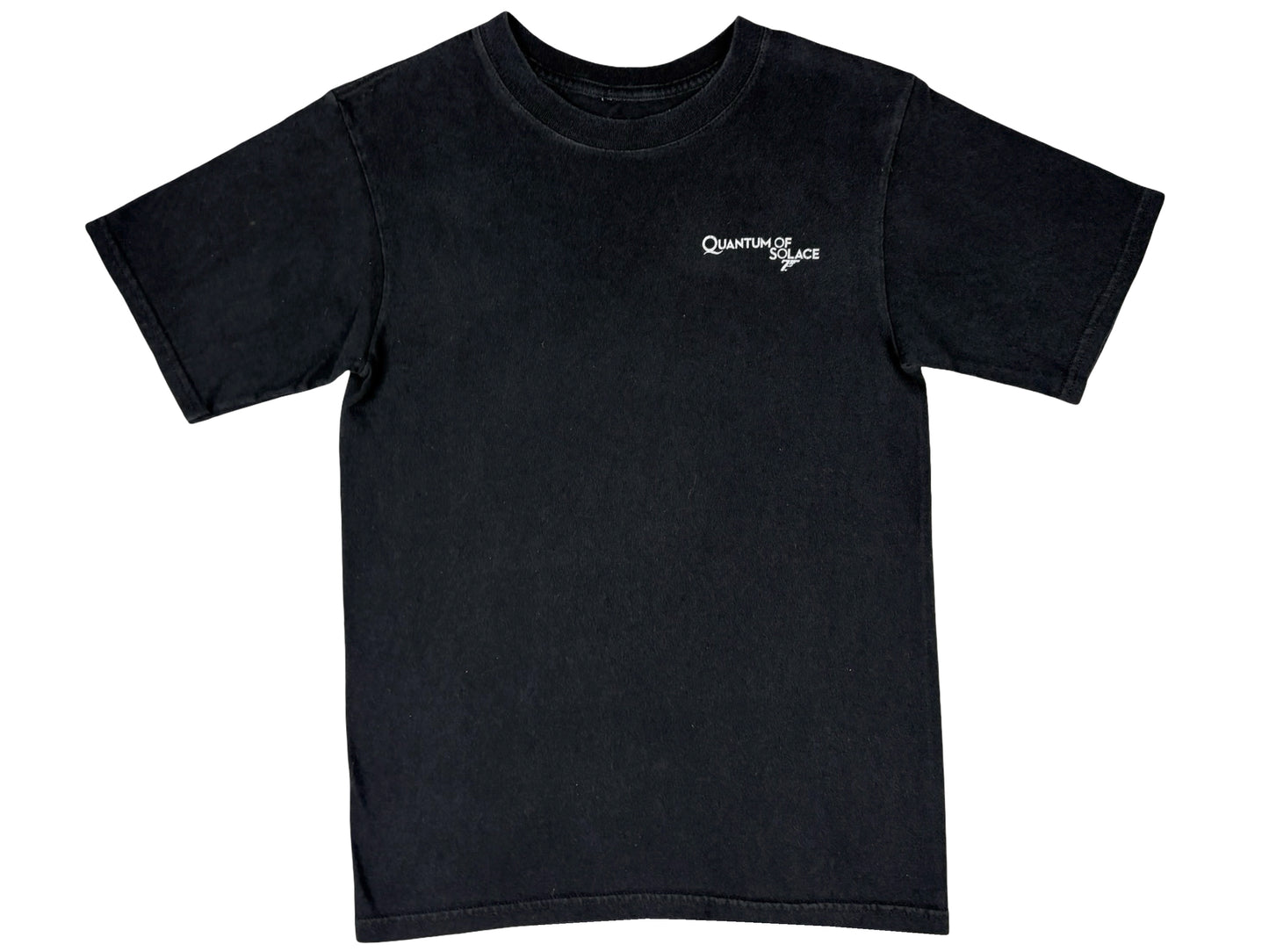 Vintage Quantum of Solace James Bond Movie Black T-Shirt Action 007 y2k 2008