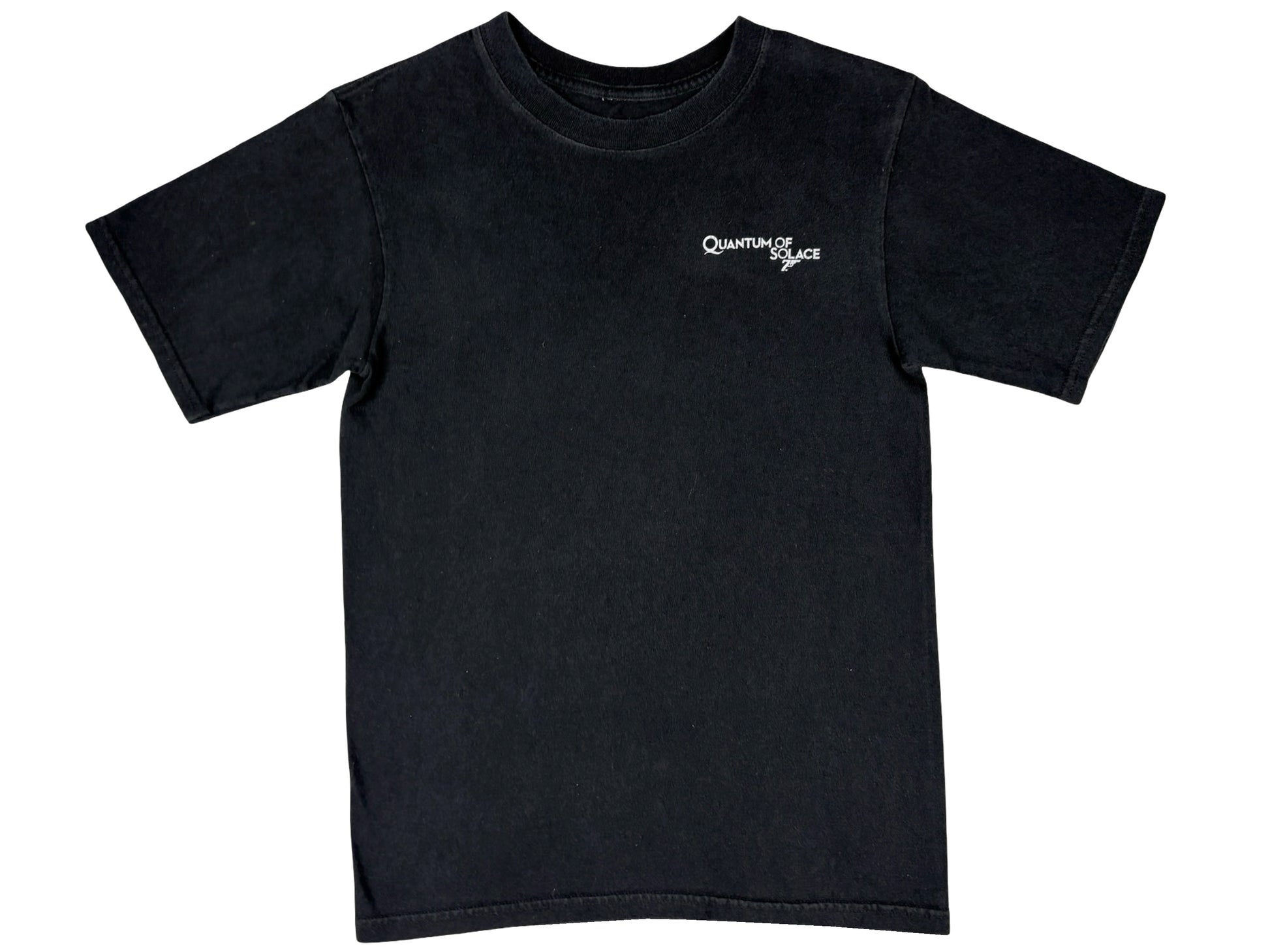 Vintage Quantum of Solace James Bond Movie Black T-Shirt Action 007 y2k 2008