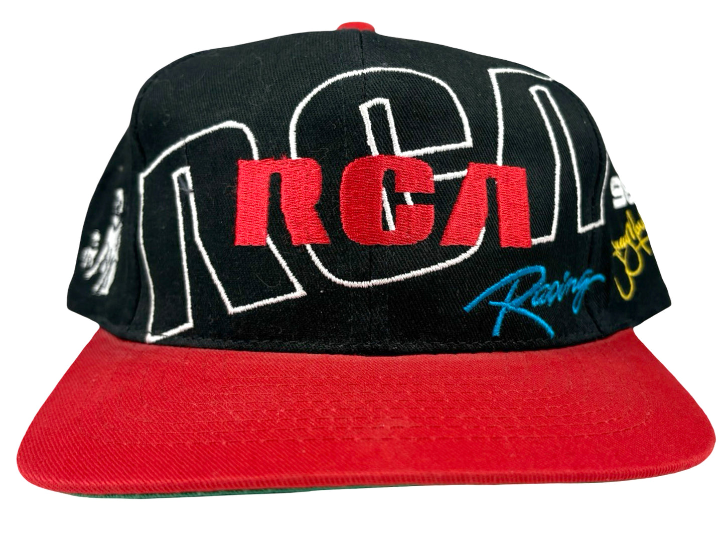 RCA Racing Nascar Black Embroidered Hat Car Race Racing  Beware of Dogs