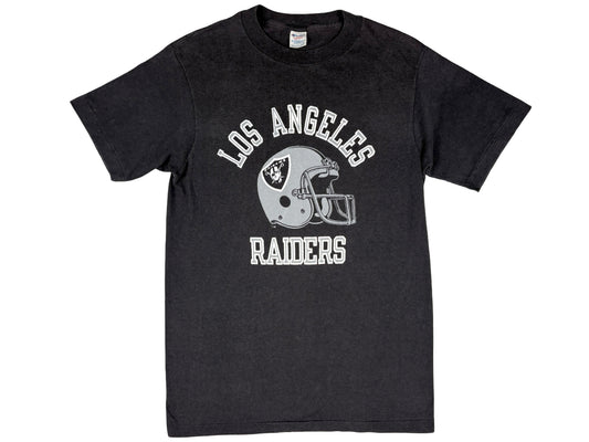Vintage Raiders Los Angeles Champion Black T-Shirt Las Vegas Oakland Football NFL
