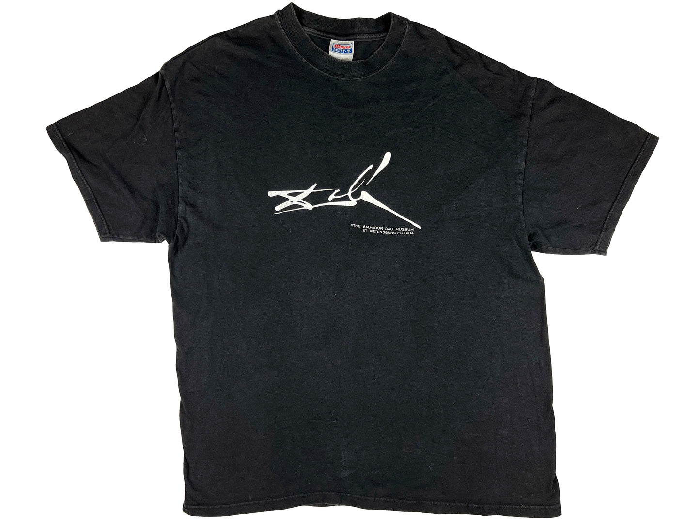 Vintage Salvador Dali Museum Black T-Shirt 90s y2k art artist surreal logo