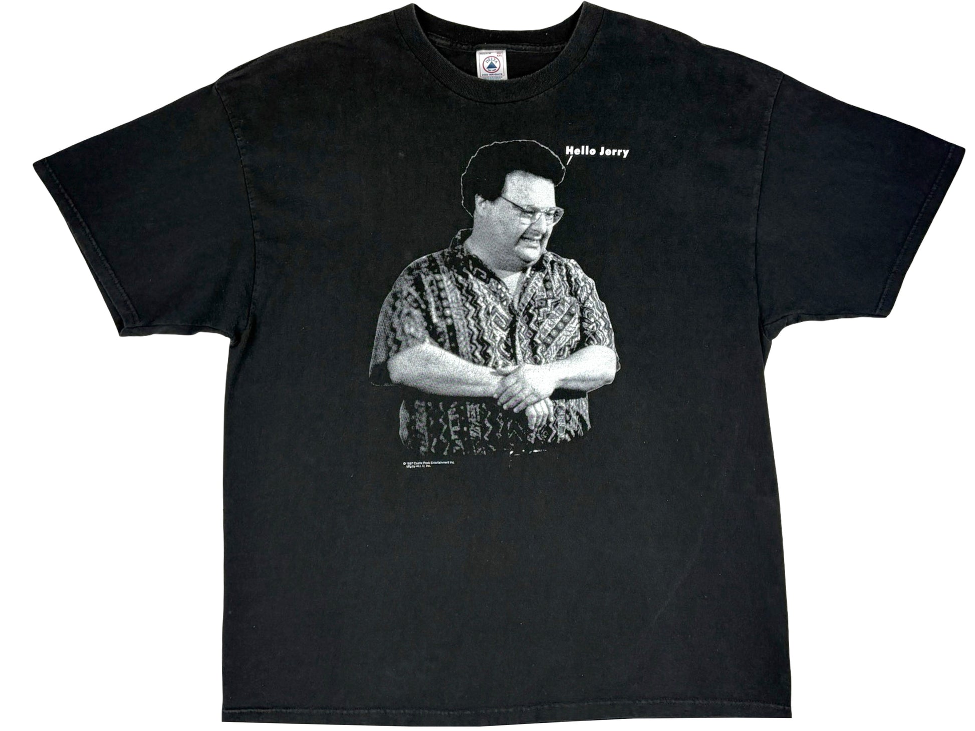 Vintage Seinfeld 'Hello Newman' Black T-Shirt TV Show Comedy 90s Wayne Knight