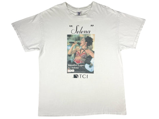 Vintage Selena Jennifer Lopez Movie White T-Shirt J Lo 90s Selena Quintanilla-Pérez