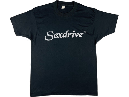 Vintage Sexdrive Black T-Shirt Computer Humor 80s 90s