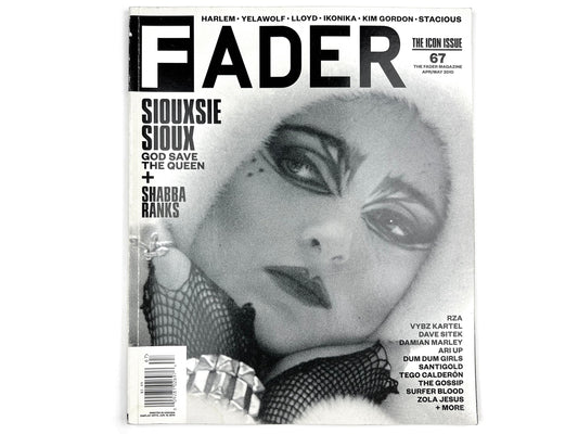 Siouxsie Sioux Fader Magazine 2010