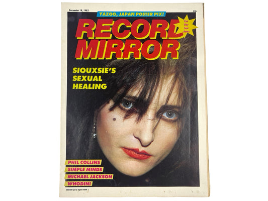 Siouxsie & The Banshees Record Mirror Magazine