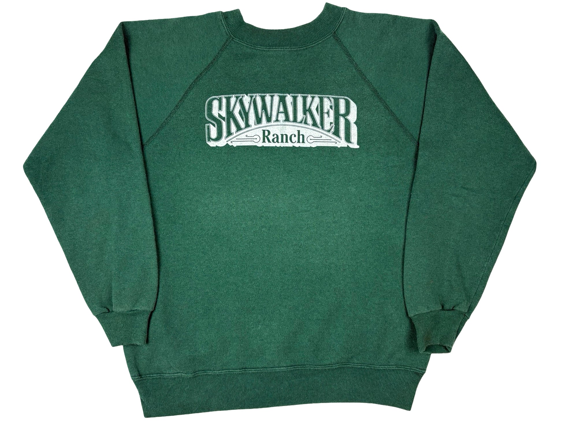 Vintage Skywalker Ranch Green Raglan Sweatshirt VFX George Lucas