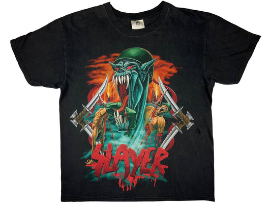 Vintage Slayer 'No Blood No Glory' T-Shirt Heavy Thrash Death Metal band Tee 90s y2k