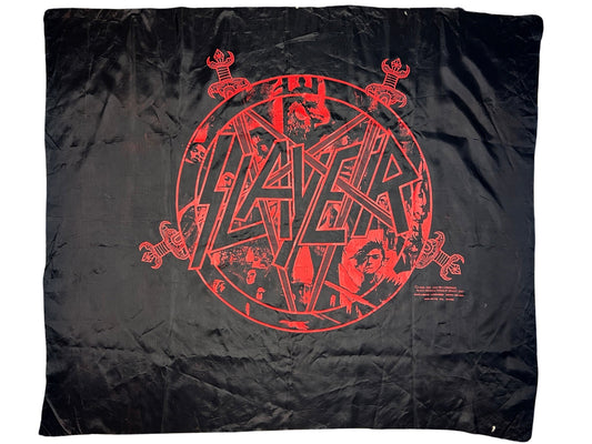 Vintage Slayer Nylon Banner Death Metal 80s 90s Def Jam