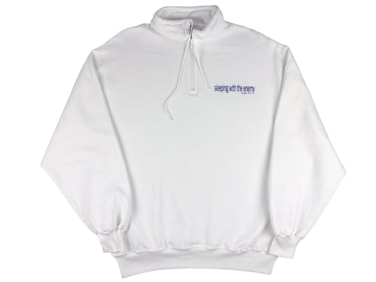 Vintage Sleeping With The Enemy Half Zip Sweatshirt 90s Movie Julia Roberts