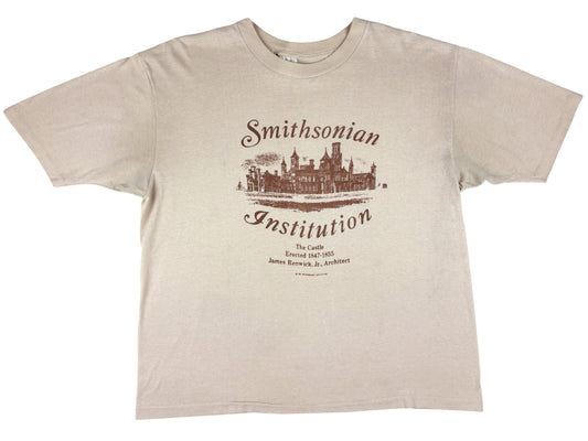 Vintage Smithsonian Institution The Castle T-Shirt Washington DC 80s Architecture 