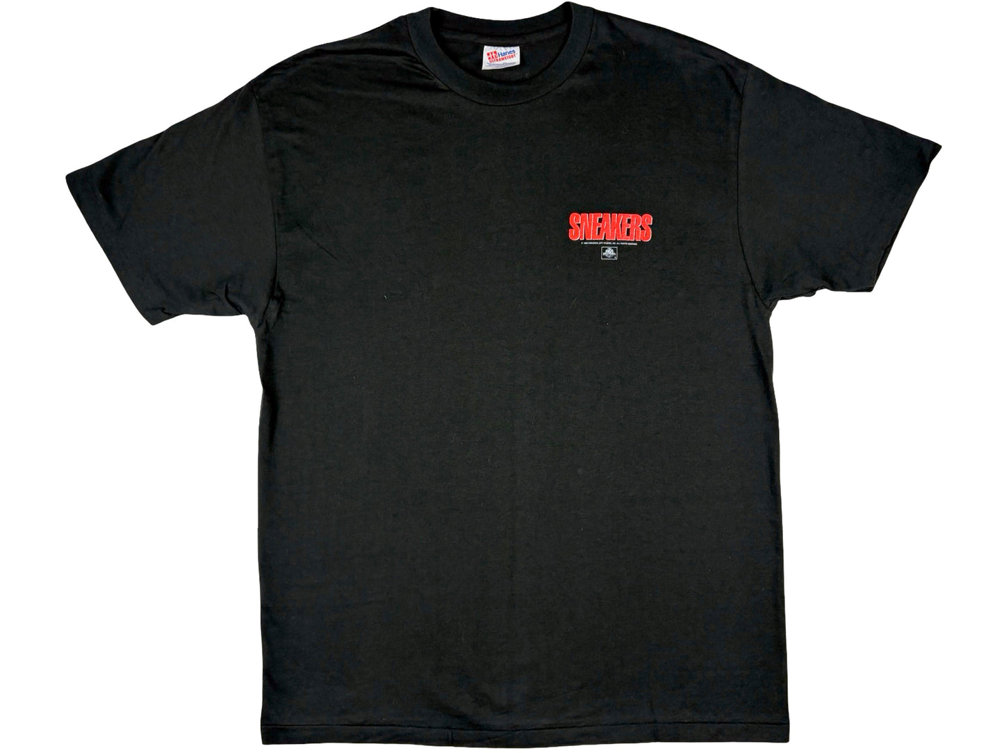 Vintage Sneakers Movie Black T-Shirt 90s Robert Redford 