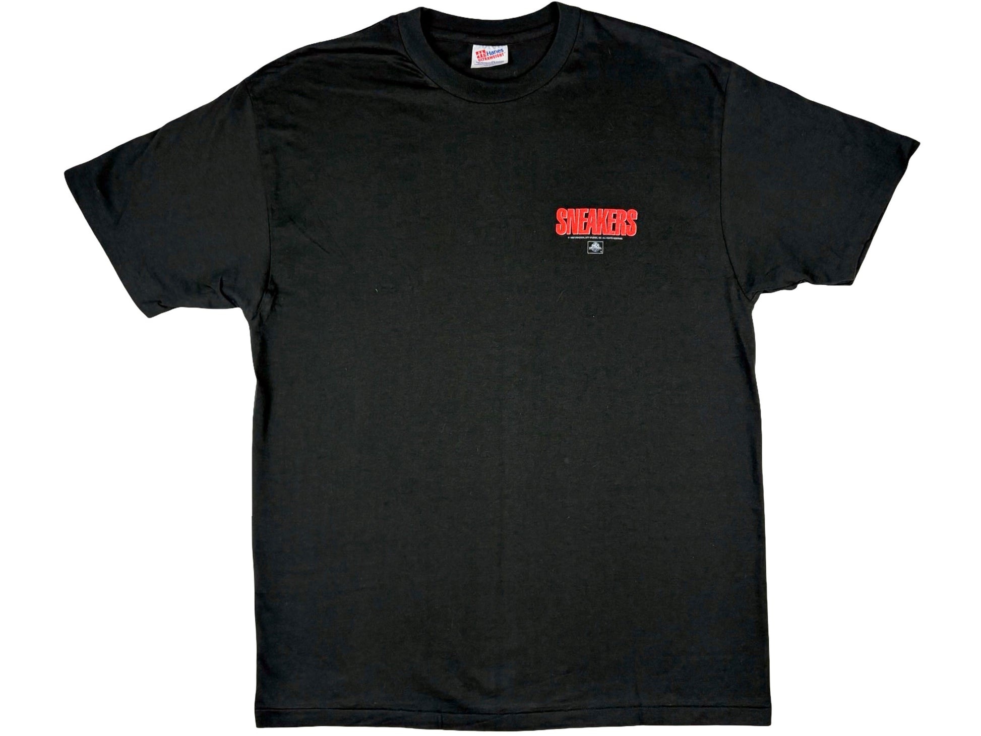 Vintage Sneakers Movie Black T-Shirt 90s Robert Redford 