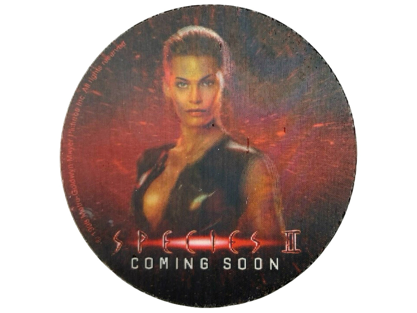 Vintage Species II Holographic Pin Movie promo 90s y2k horror sci-fi science fiction