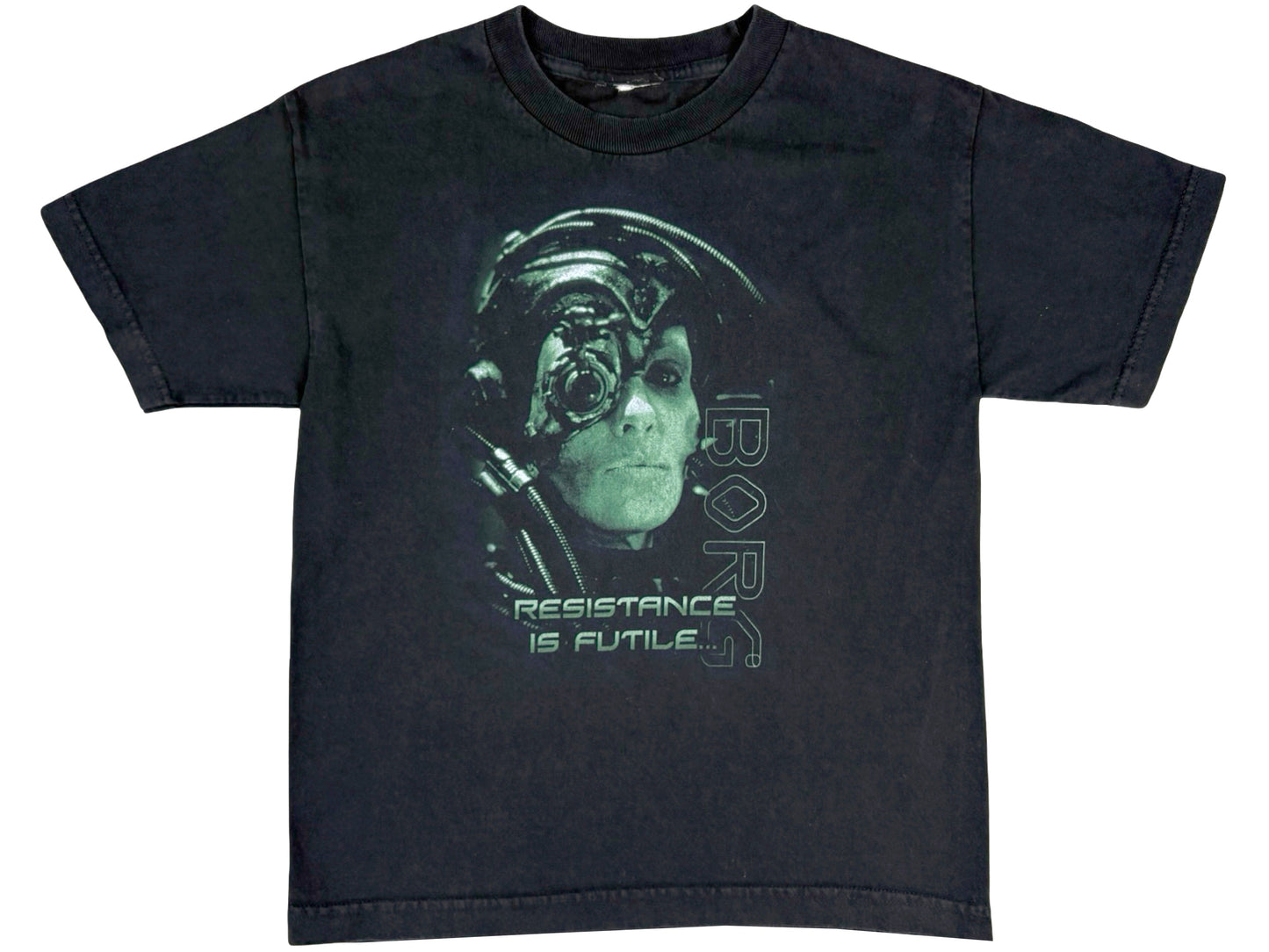 Vintage Star Trek Borg T-Shirt TNG The Next Generation 90s y2k