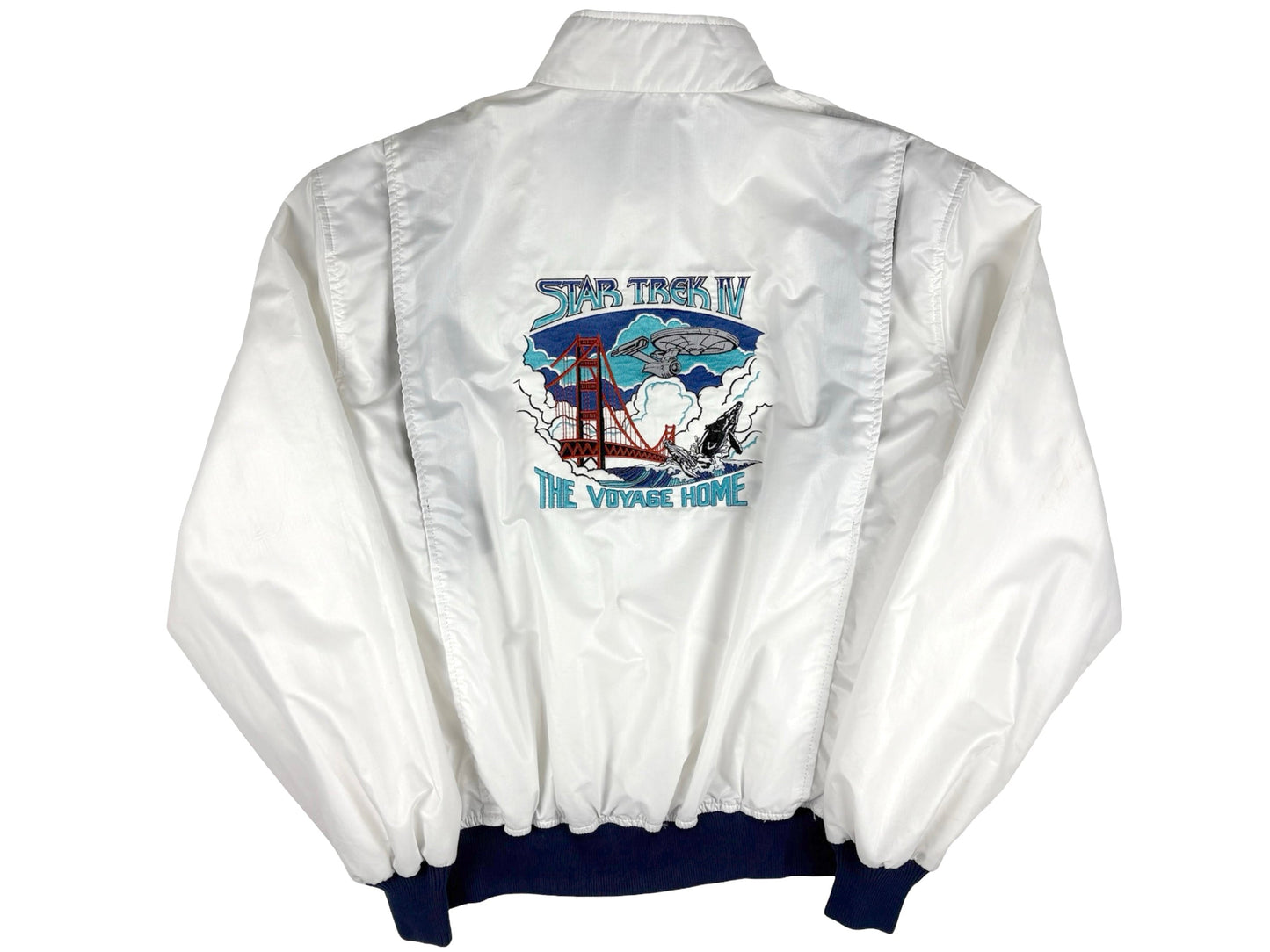 Vintage Star Trek IV 'The Voyage Home' Embroidered Jacket Sci-Fi Science Fiction Movie 80s Tekkie