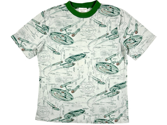 Vintage Star Trek USS Enterprise Ringer T-Shirt