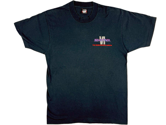 Vintage Star Trek VI 'The Undiscovered Country' Black T-Shirt