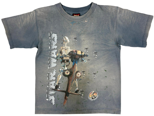 Vintage Star Wars Battle Droid Faded T-Shirt Thrashed Sci-Fi Science Fiction 90s y2k Movie