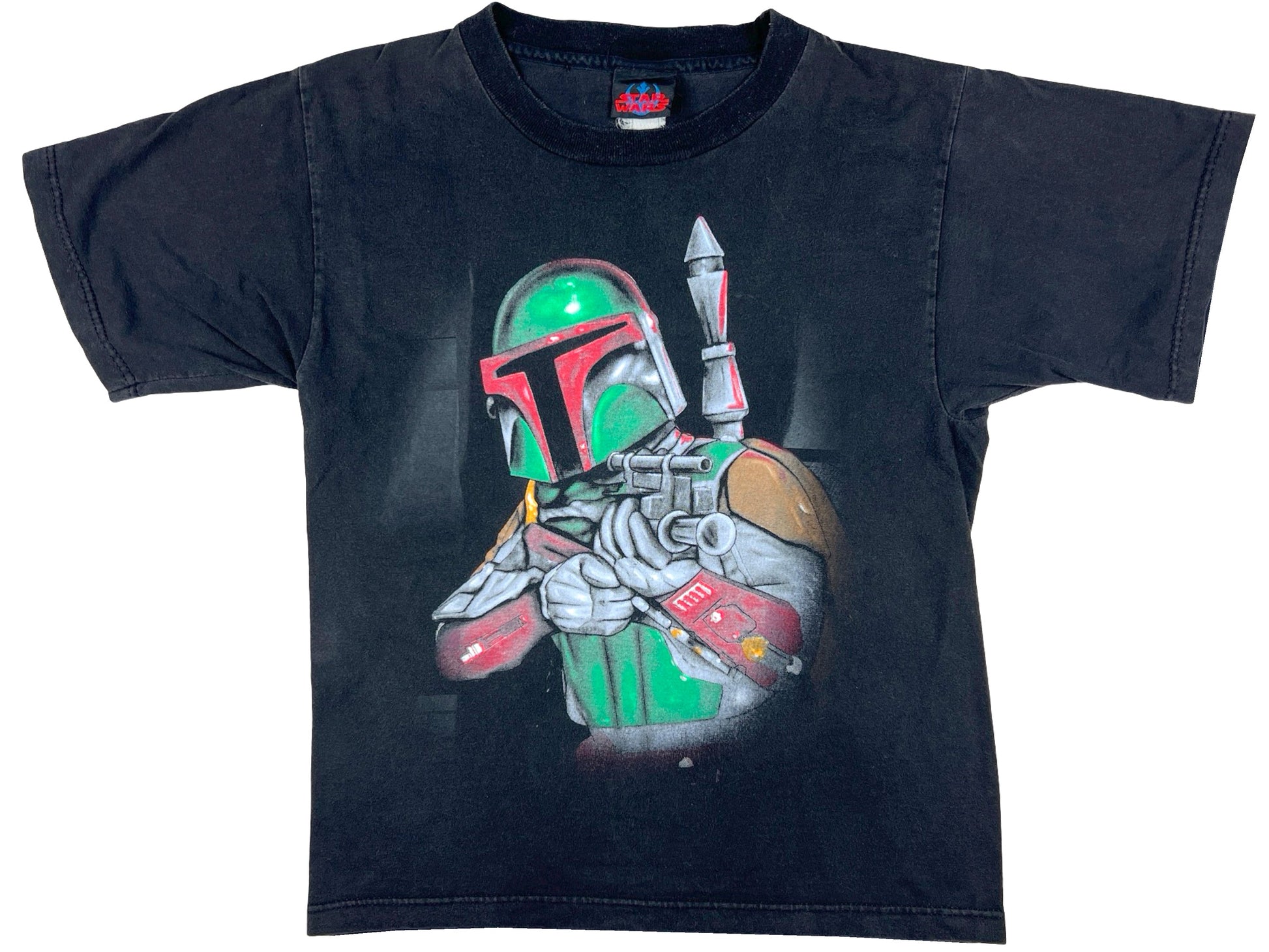 Vintage Star Wars Boba Fett Black T-Shirt