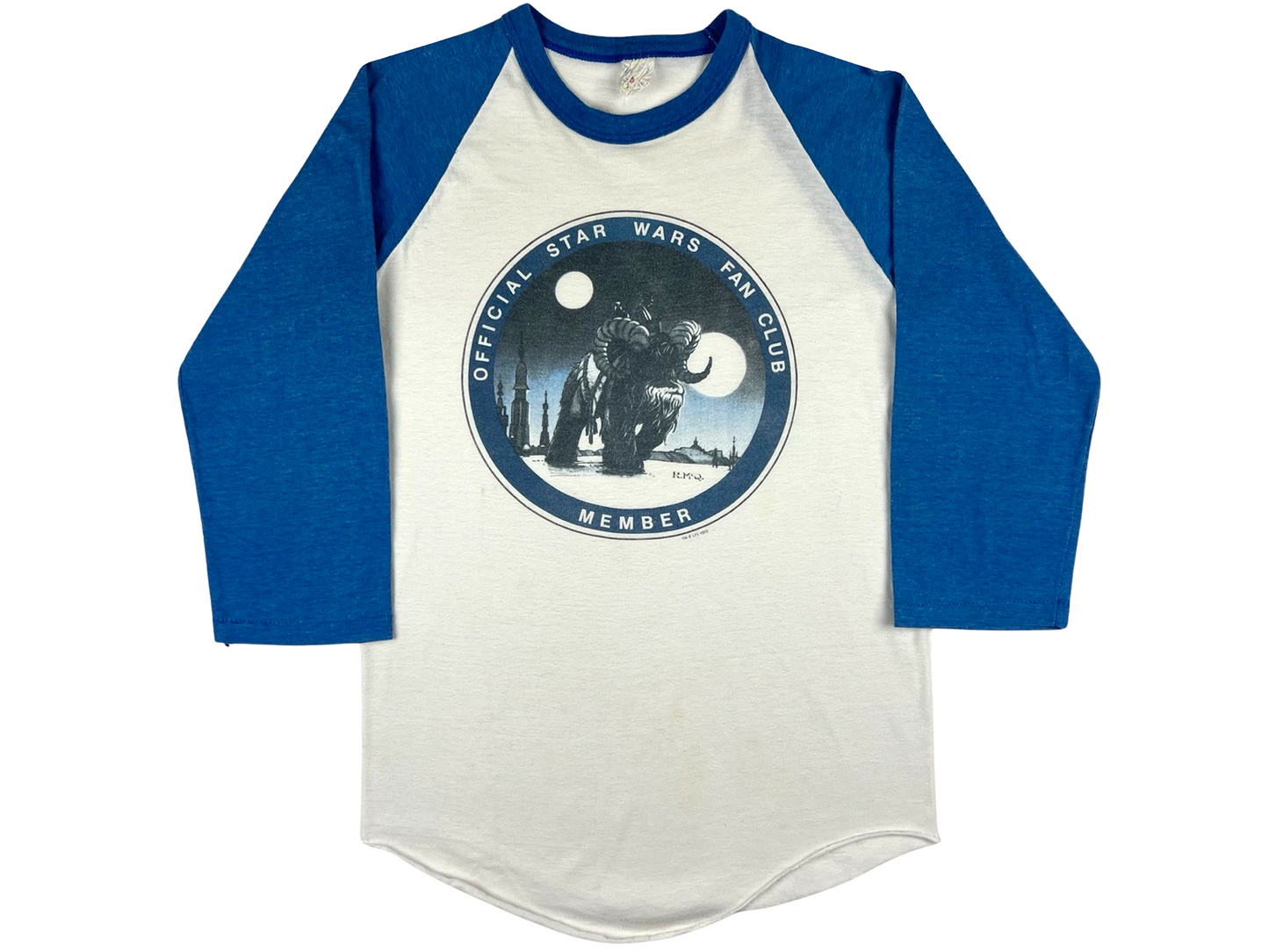 Vintage Star Wars Official Fan Club Raglan T-Shirt