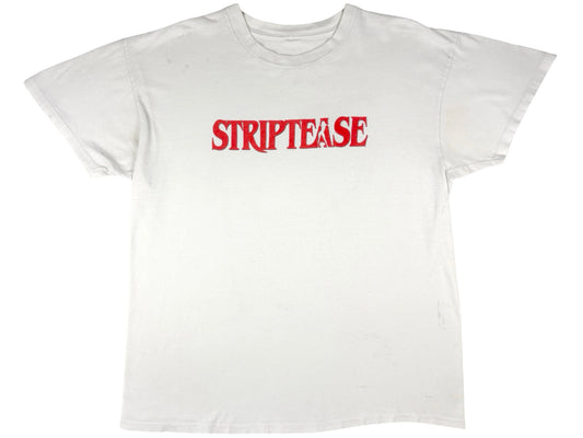 Vintage Striptease Movie White T-Shirt 90s Demi Moore Comedy