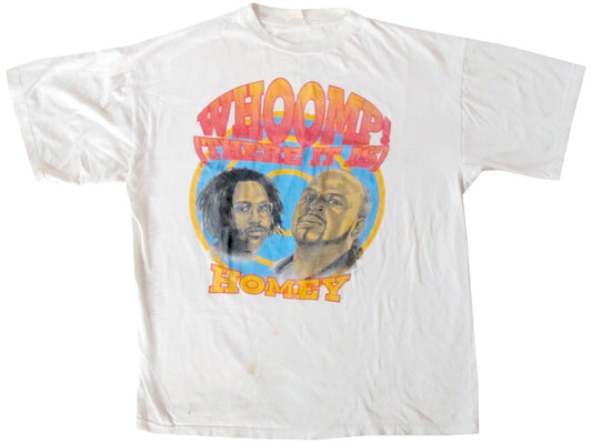 Vintage Tag Team Whoomp There it Is White T-Shirt Rap Tee 90s Hip Hop