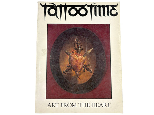 Vintage Tattoo Time 'Art From The Heart' Book 80s 90s