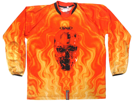 Vintage Terminator T-1000 Flames Rinato Goalie Jersey AOP All Over print Football Soccer Movie Sci-Fi Science Fiction Robot