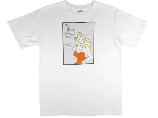 Vintage The Anna Nicole Smith Show White T-Shirt 90s y2k Reality TV Sow