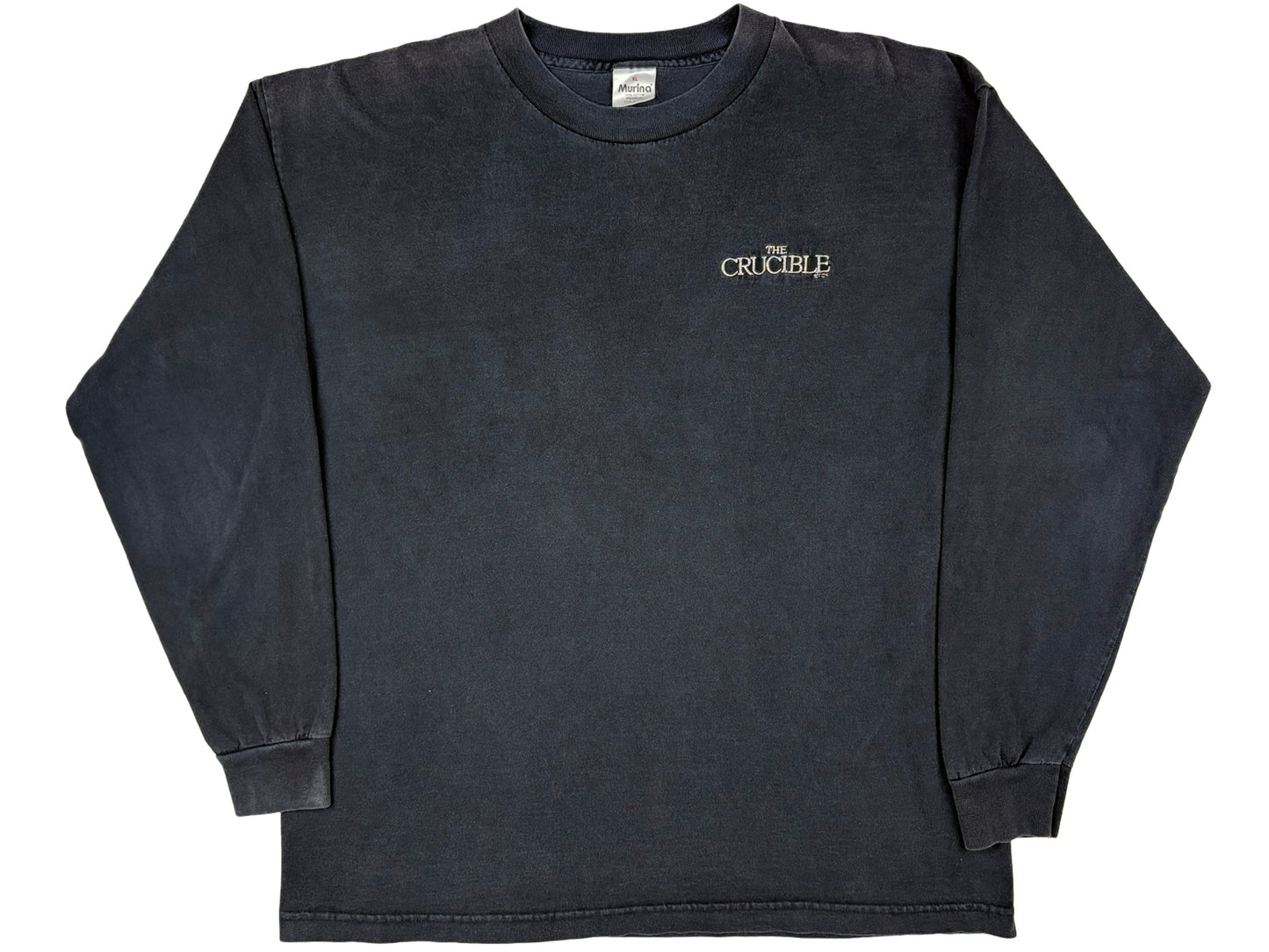 Vintage The Crucible Movie Embroidered Movie Black L/S Shirt Movie 90s Book