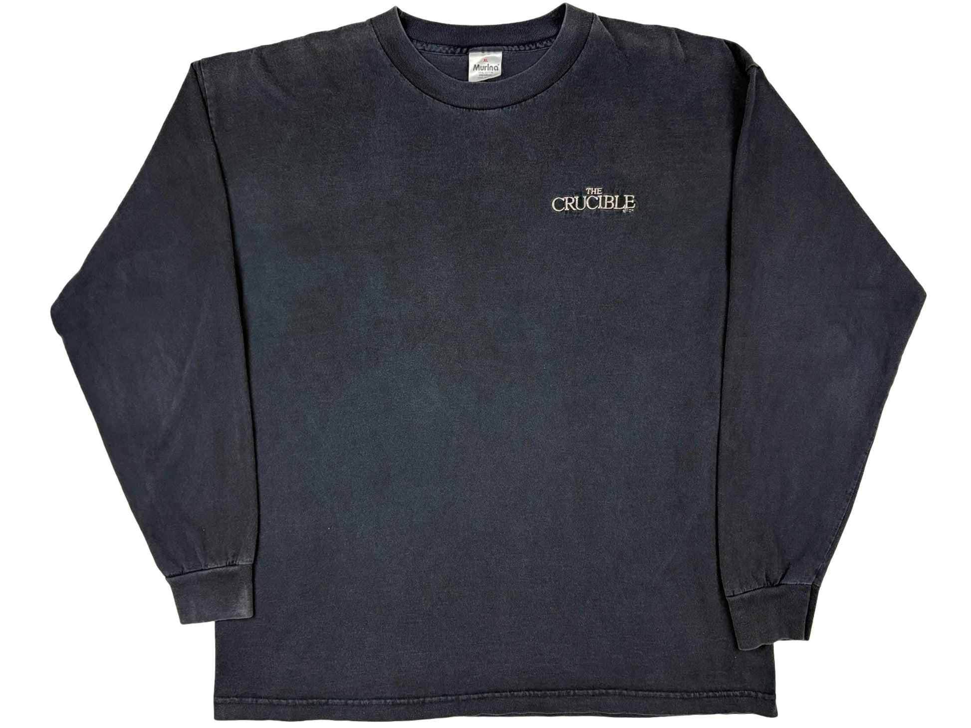 Vintage The Crucible Movie Embroidered Movie Black L/S Shirt Movie 90s Book