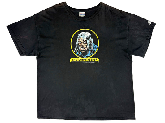 Vintage The Crypt-Keeper Comic Book Graphitti Black T-Shirt An Entertaining Comic EC 90s y2k