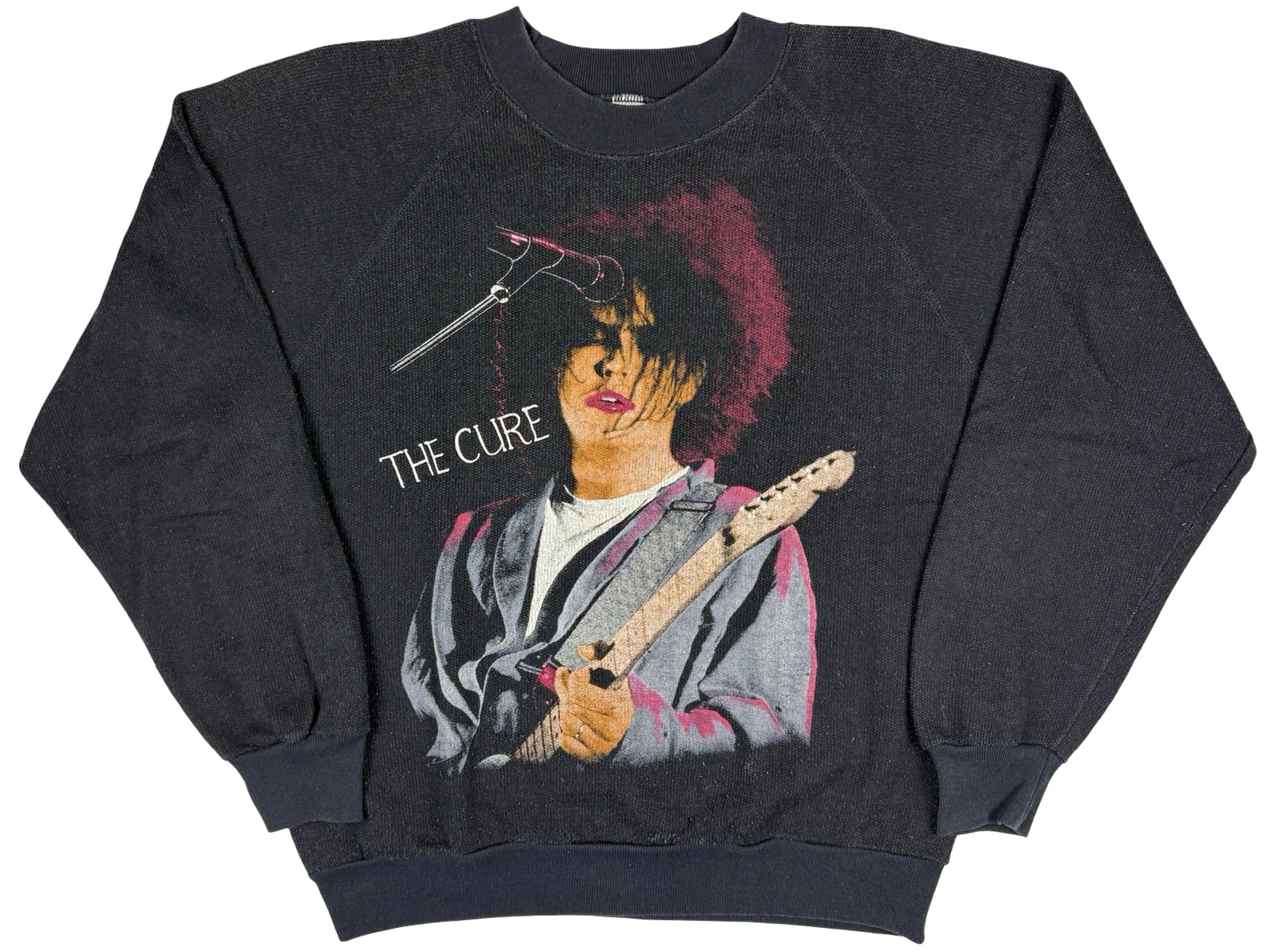 Vintage The Cure Black Sweatshirt Robert Smith 80s 90s Goth Emo Indie Rock Band