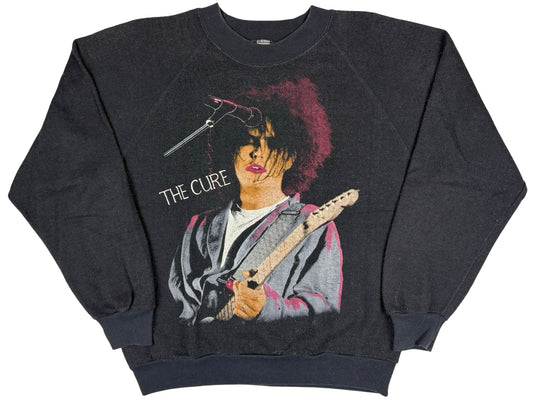 Vintage The Cure Black Sweatshirt Robert Smith 80s 90s Goth Emo Indie Rock Band